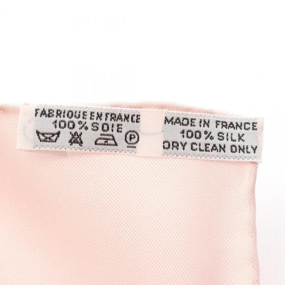HERMES Pink Silk Scarf - Picture 3 of 3